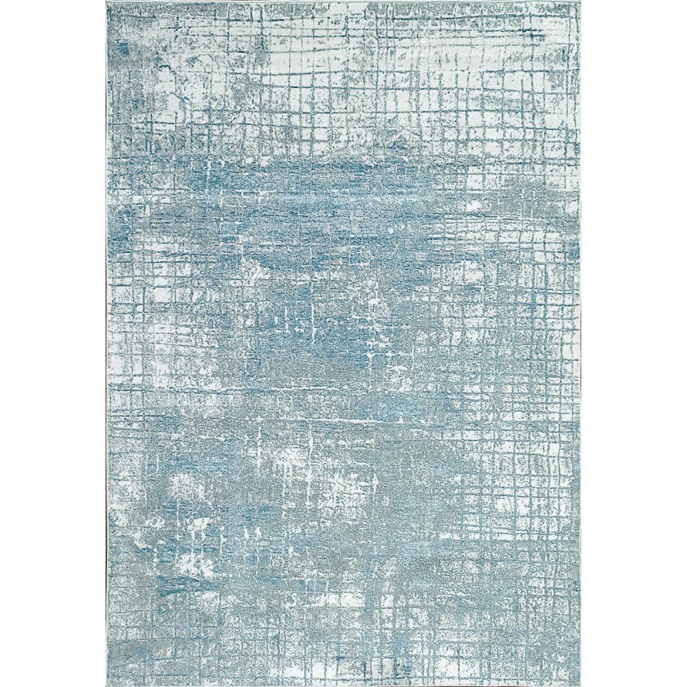 Dynamic Rugs 9863 Leda 6 Ft. 7 In. X 9 Ft. 6 In. Rectangle Rug in Ivory / Blue